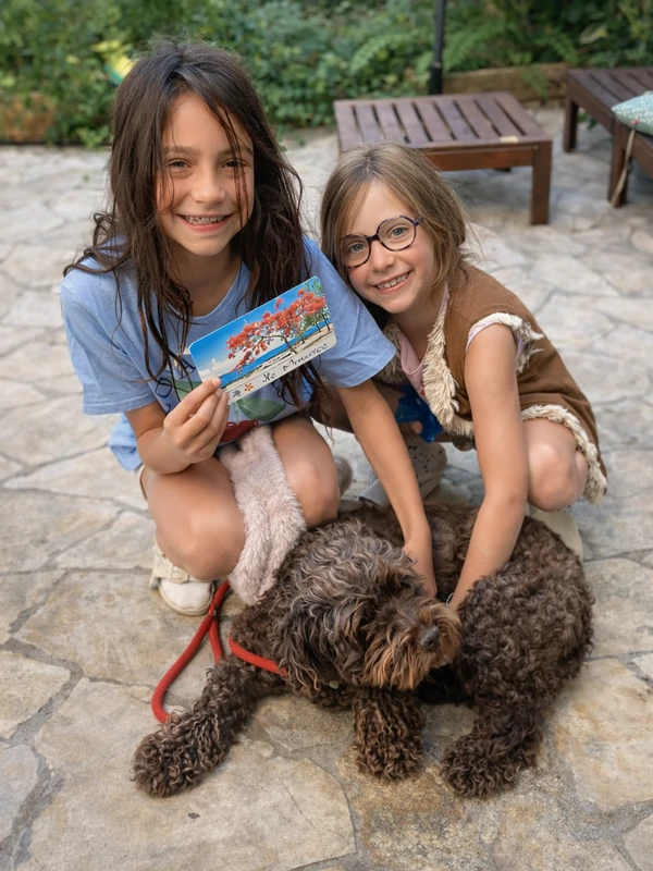 Noussette, femelle Lagotto au terme de sa carrière de reproductrice